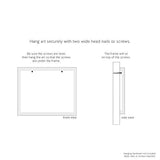 Cuadro con diseño de papel higiénico