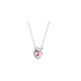 Collares para mujer con cristales rosas