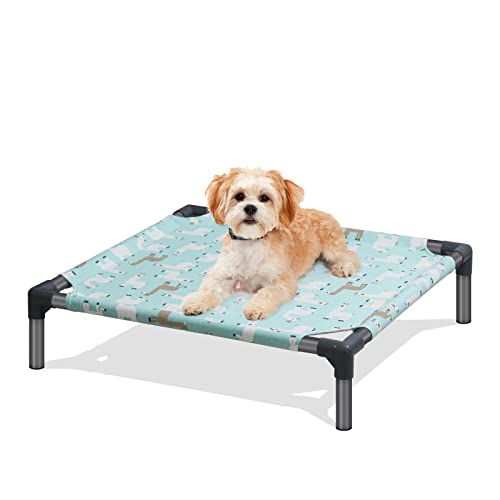 Modorki Cama elevada para perros – Cunas para perros pequeños con pies antideslizantes | Cuna elevada desmontable para perros y gatos pequeños