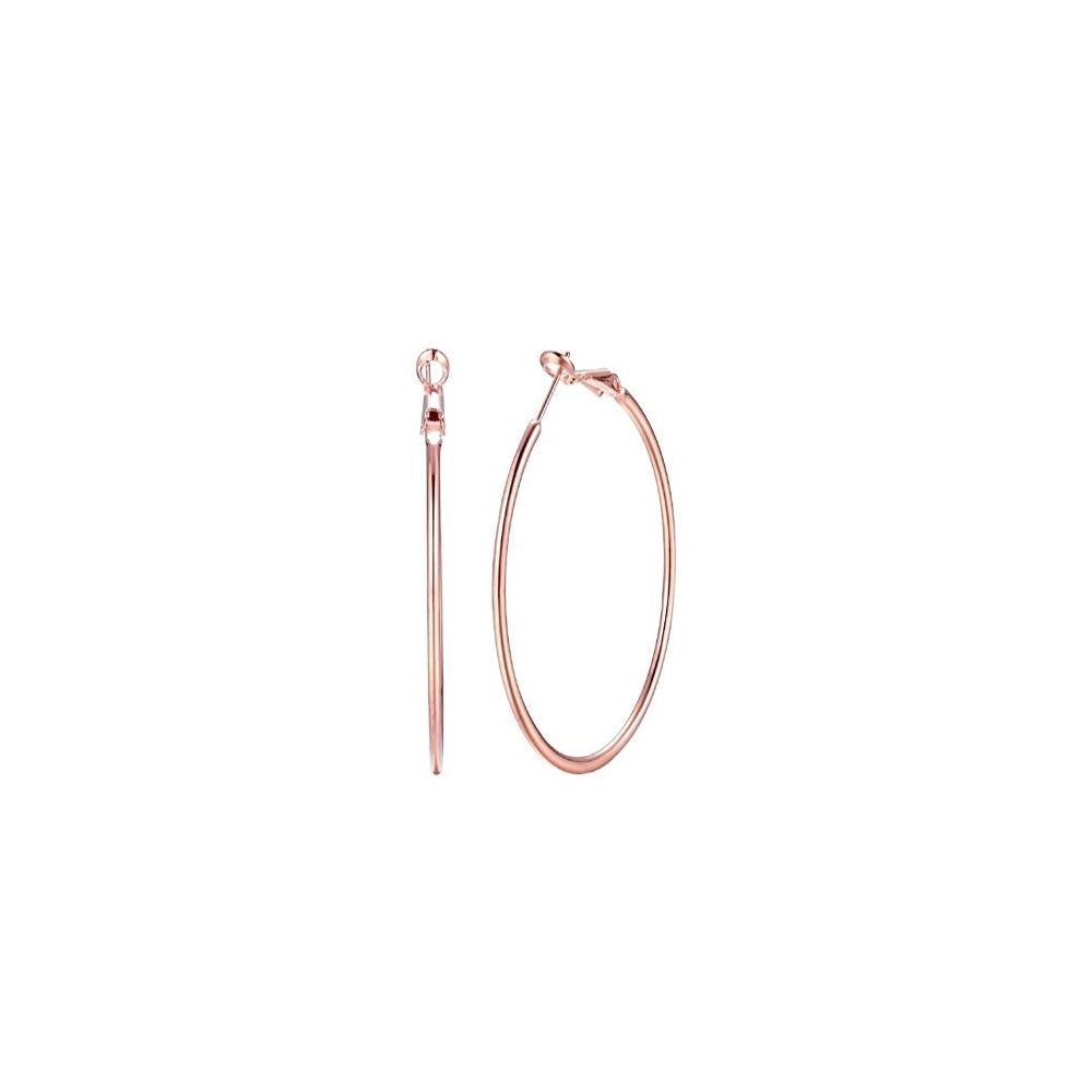 Aretes de aro grandes colgantes de plata para muejeres