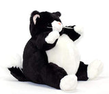 Blanco y Negro Gato Peluche 9 alta  Unipak