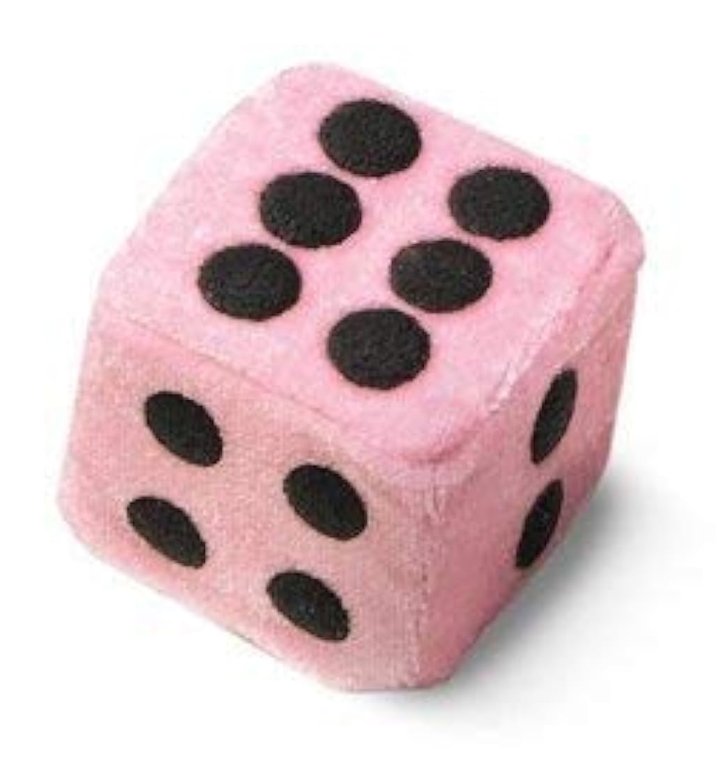 Large Pink Plush Dados para Bunco