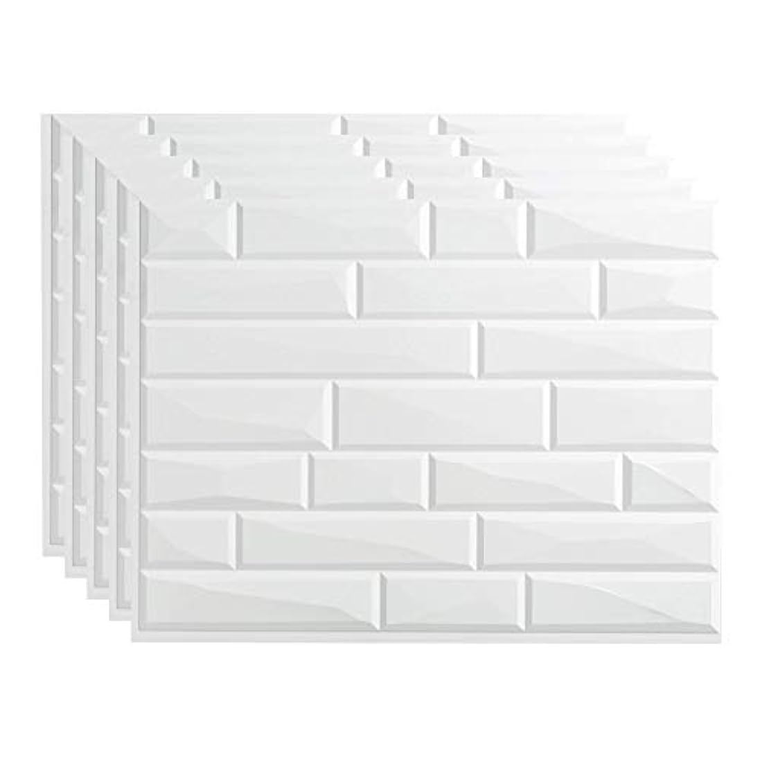 kit decorativo de vinilo color blanco mate
