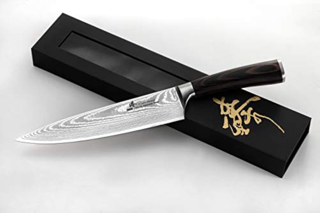 Zhen VG-10 cuchillo de chef japonés de 8 pulgadas de 67