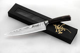 Zhen VG-10 cuchillo de chef japonés de 8 pulgadas de 67