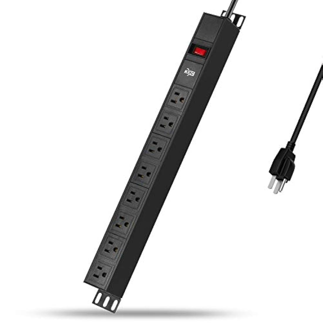 Protector PDU de montaje en bastidor con 6 pies, 125 V/15A