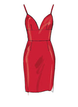 Patrón de costura para vestidos de mujer, tallas, A5