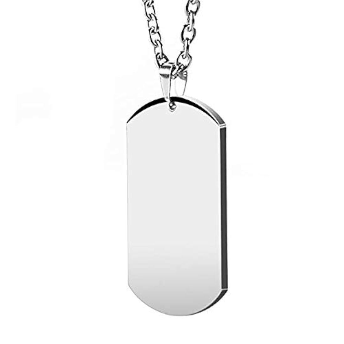 Collar con colgante de acero inoxidable para hombre