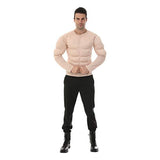 Disfraces - Camisa muscular para hombre, culturista