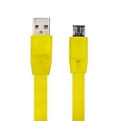 Asobilor - Micro USB cargador rápido cordón plano de Cable