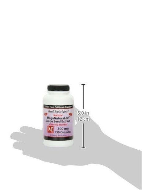 Healthy Origins extracto de semilla de uva meganatural