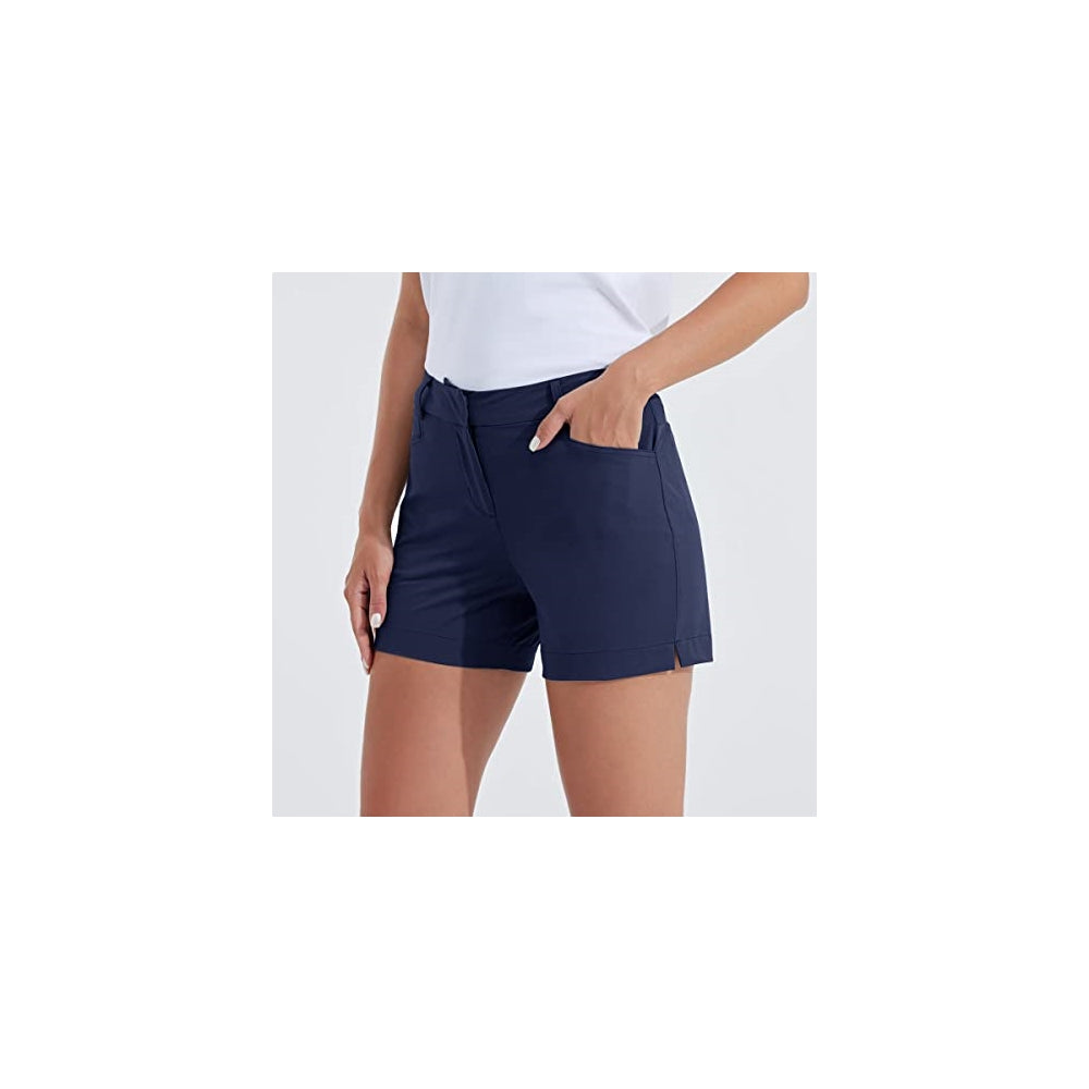 Shorts cortos de golf para mujer de secado rápido talla 14