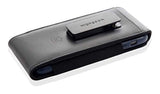 Funda de piel con pinza para cinturón