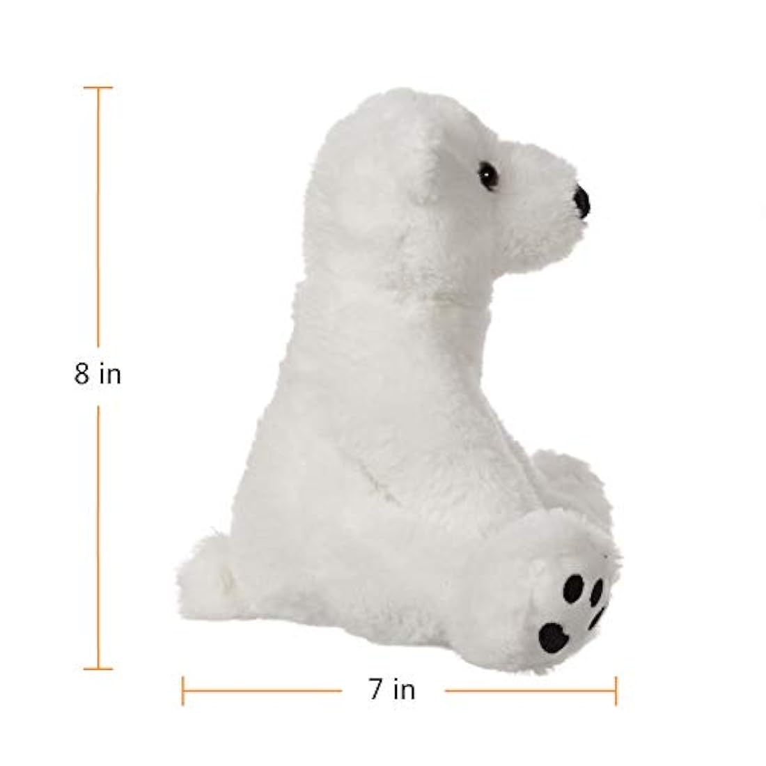 Peluche con diseño de oso polar blanco