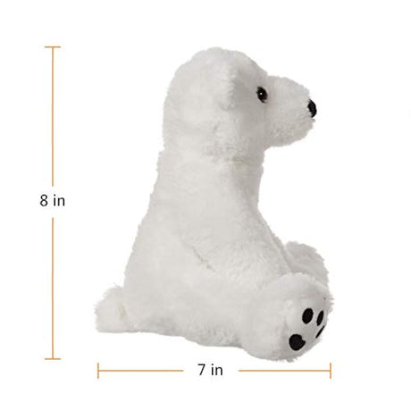 Peluche con diseño de oso polar blanco