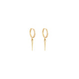 Aretes tipo Elegante  para mujer chapados