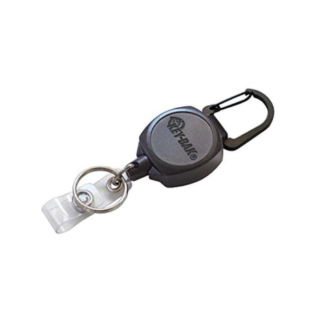 porta gafetes de identificación auto retráctil