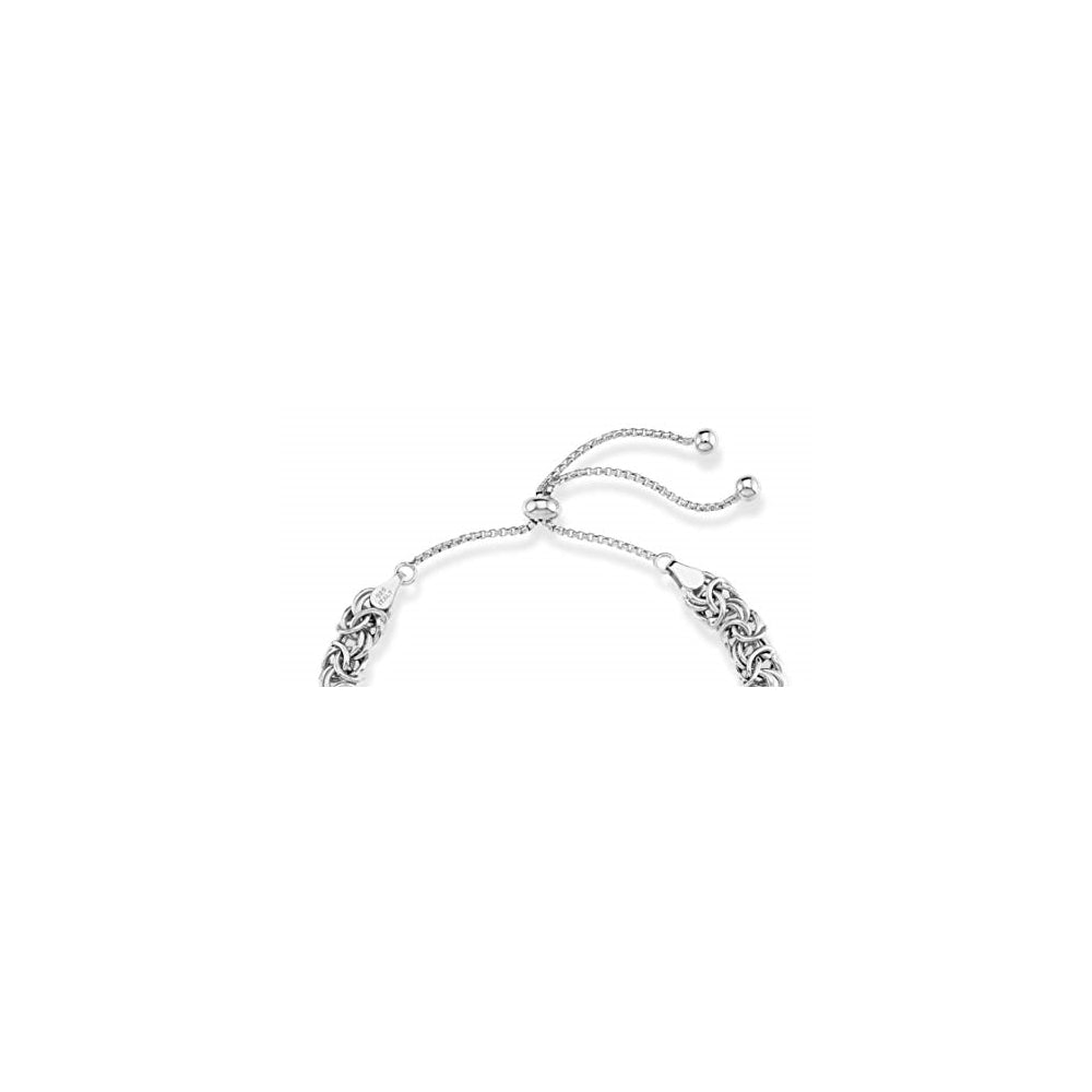 Pulseras y tobillera de plata de ley italiana