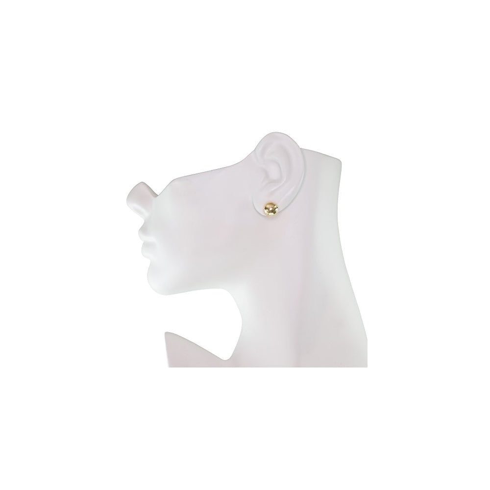 Aretes de bola de oro de 14 quilates