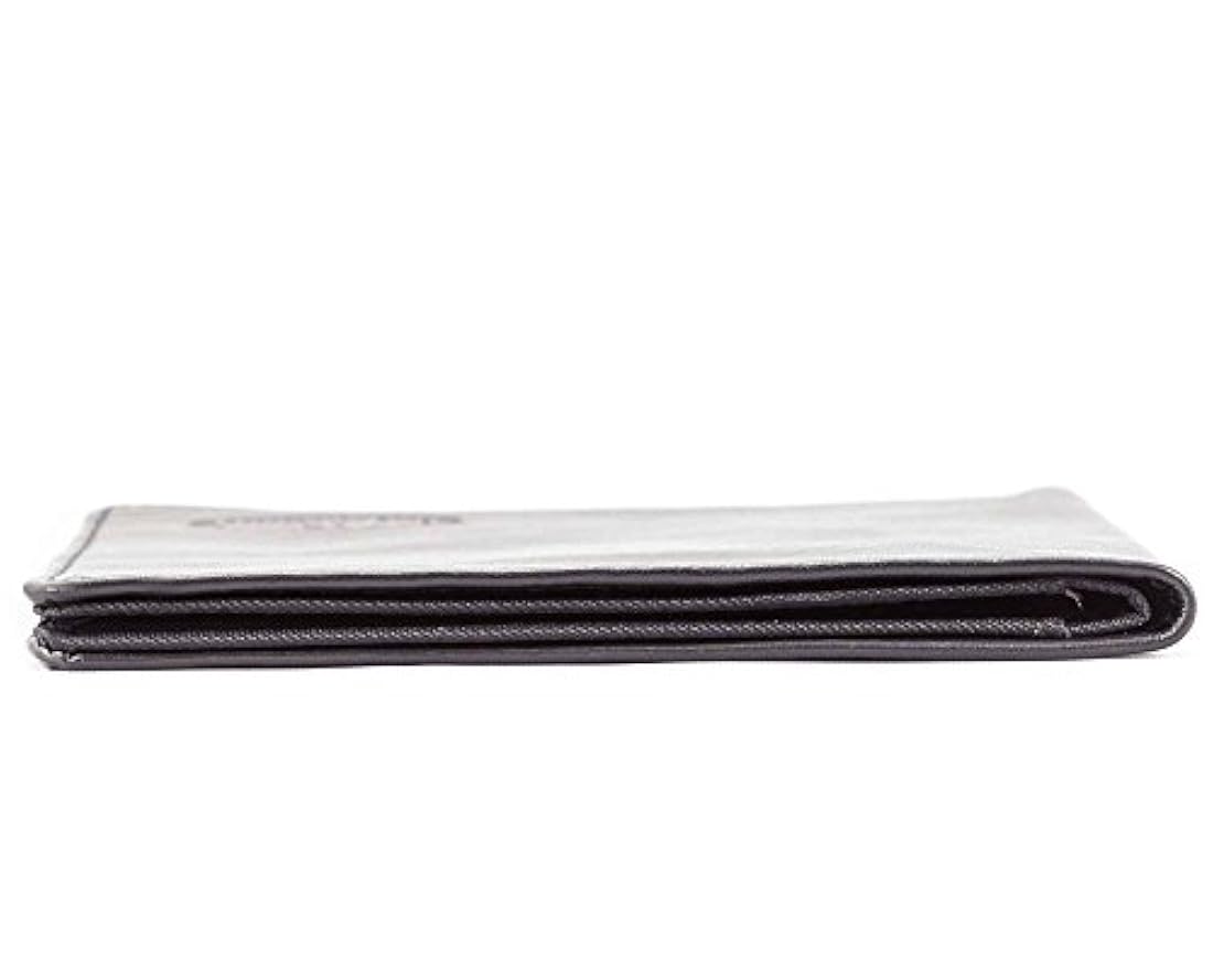 Cartera delgada de piel para hombre.