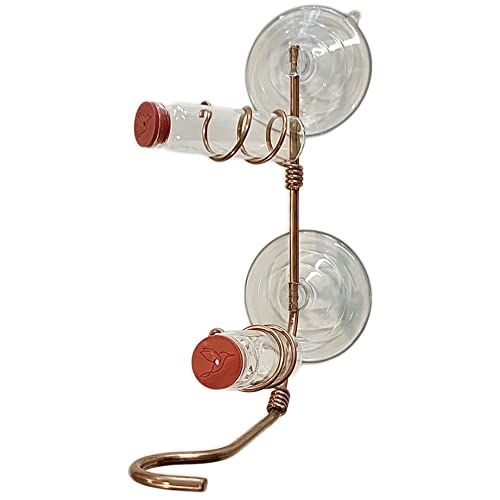 Comedero para colibríes de ventana de aluminio SWEET FEEDERS