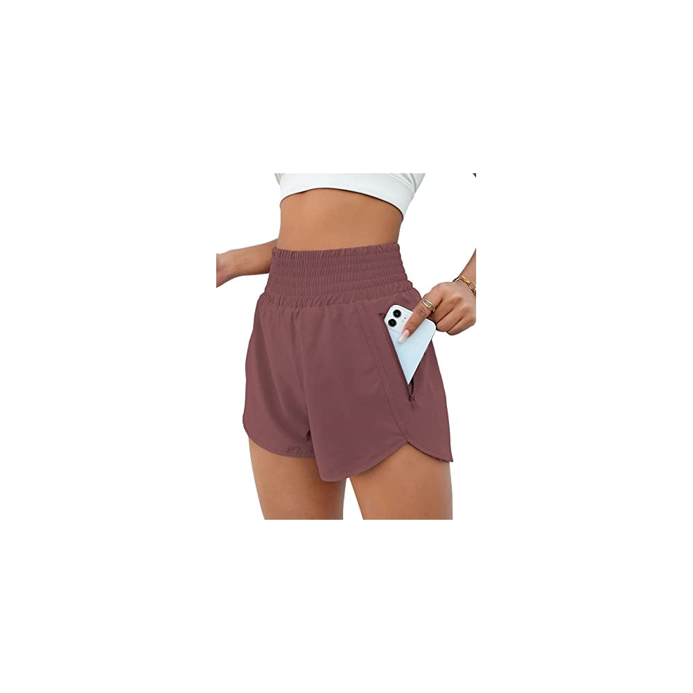 Shorts cortos deportivos de cintura para mujer talla XL