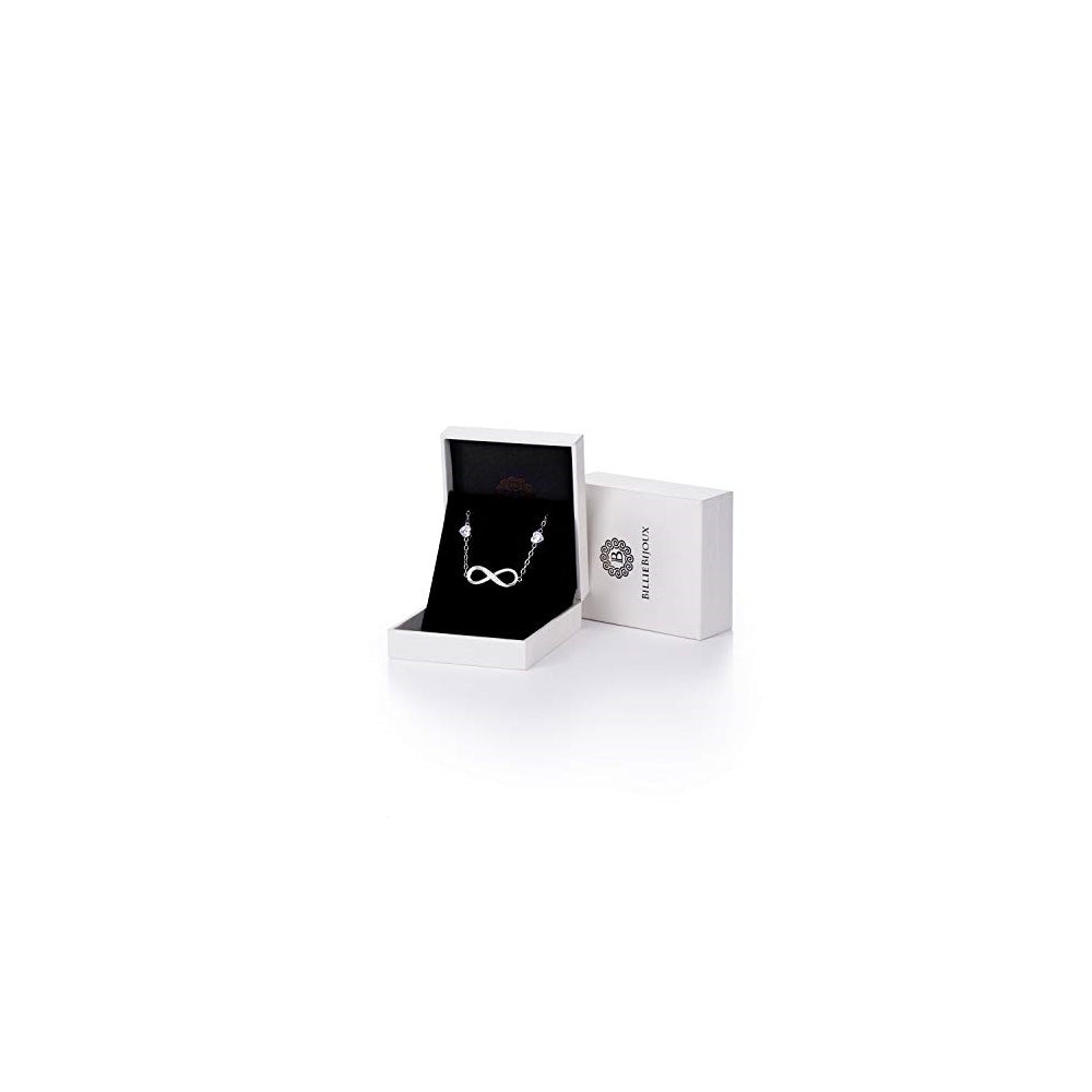 Pulseras de plata de ley 925 para mujer con símbolo