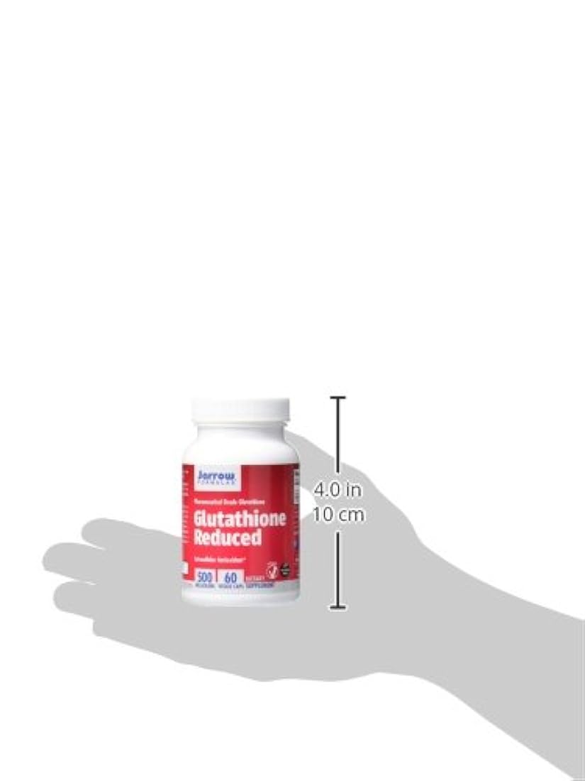 Cápsulas antioxidantes Jarrow Formulas Glutathione Reduced, 500 miligramos, GLRED, 1, 1