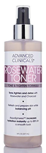 Tóner de roewater  carbón y aloe vera, 283 ml La fórmula  PH