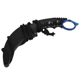 Andux - Cuchillo de karambit CS para juegos de acampada