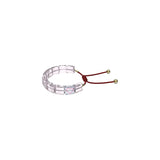 Pulseras y tobilleras de cristal para mujer