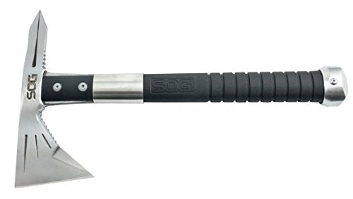 SOG - Cabezal de hacha pulida satinada, mango GRN