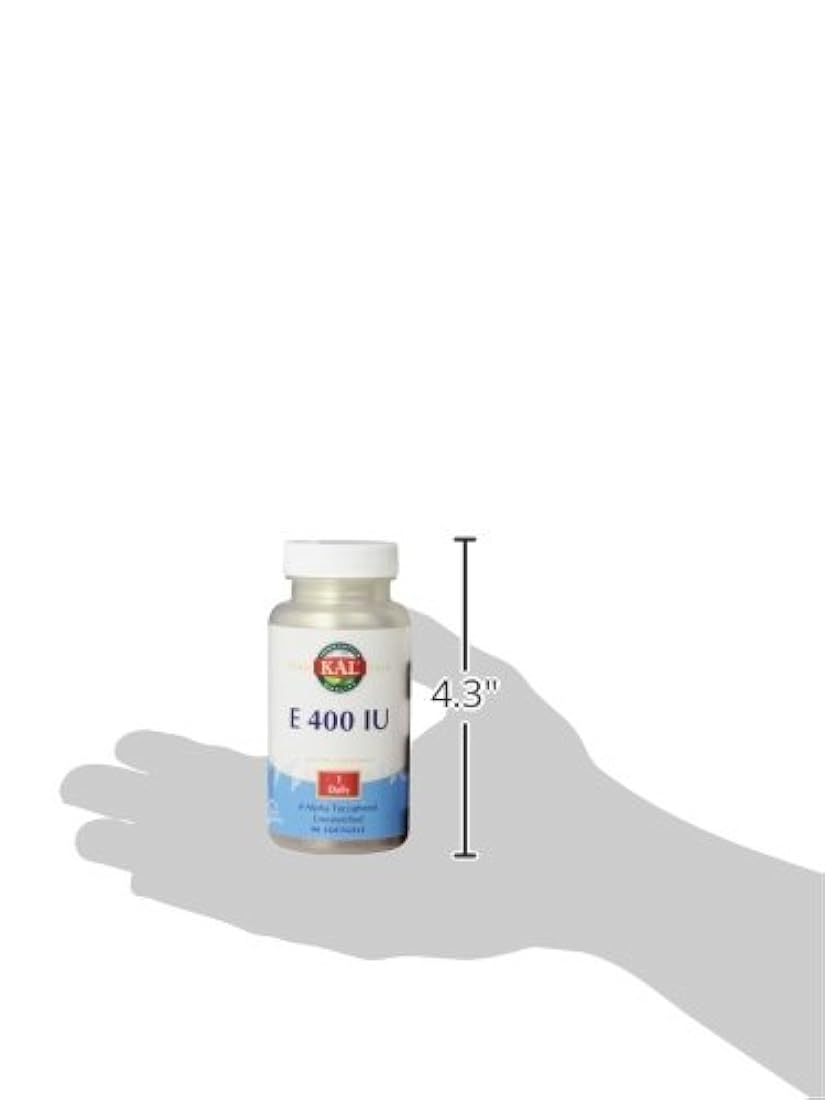Kal E-400 D-Alpha Tocopherol 400 UI cápsulas blandas, 1, 1