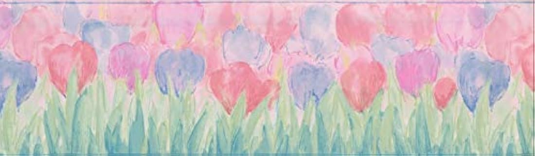 Papel pintado en vinilo tipo acuarela (7 x 15 pies)