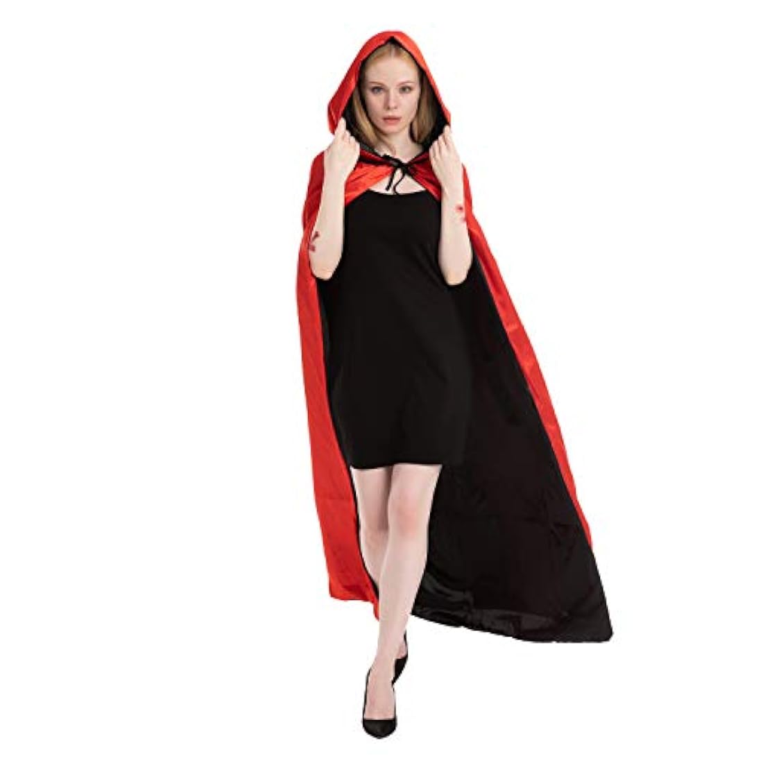 Disfraz de vampiro para adulto capa reversible, talla unica