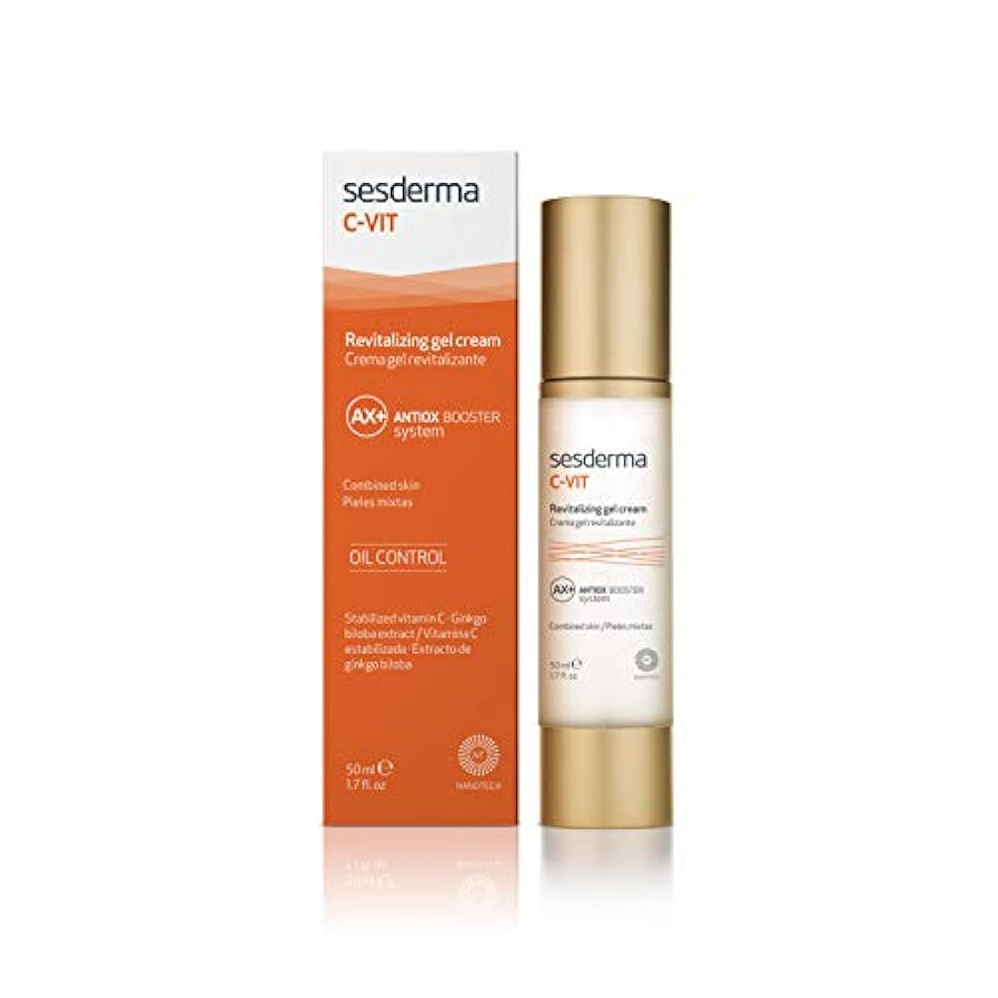 Crema de gel revitalizante para todos los tipos de piel