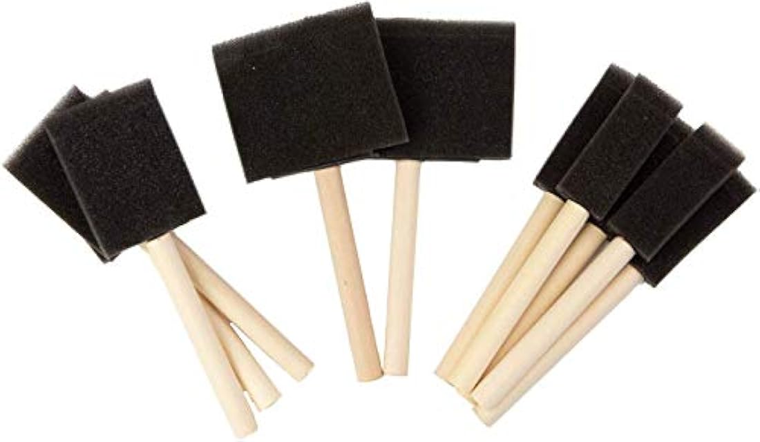 Pinceles de espuma para pintura ligera, ideal para acrílico