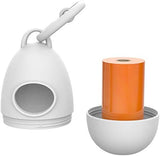 Correa retráctil para perro, Blanco/Naranja T007K TUG