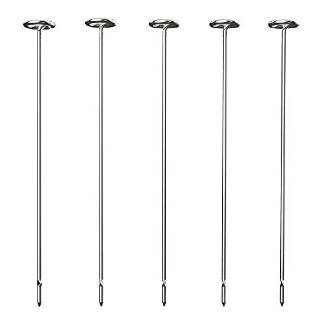 Pinchos para parrilla, tamaño mediano Marca NINJA Gris