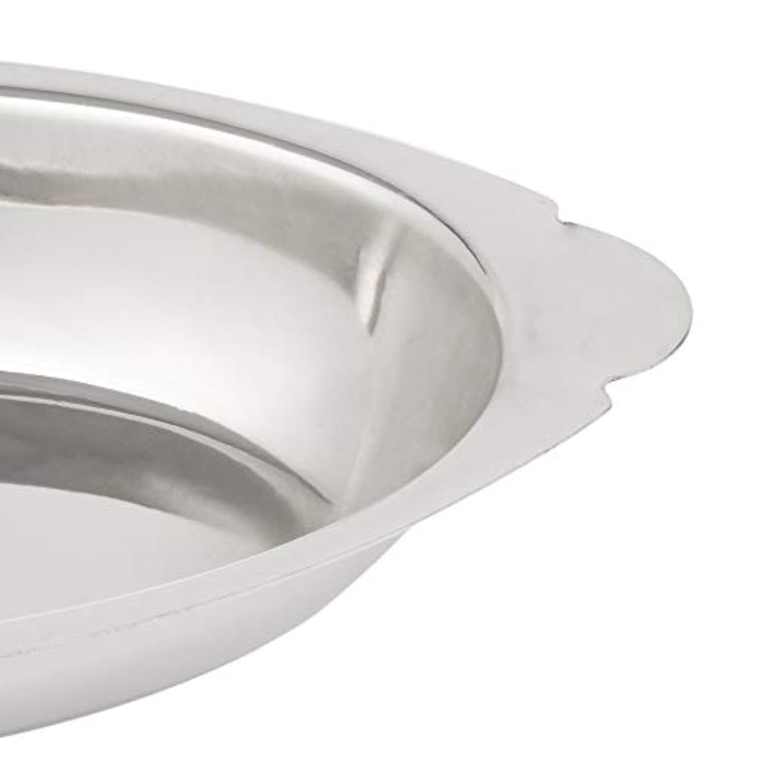 20 oz Acero Inoxidable AU gratinado Servir ovalada bandeja