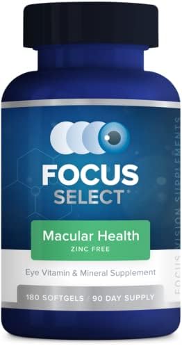 Suplemento Focus Vitamins  Fórmula libre de zinc  180 cáp