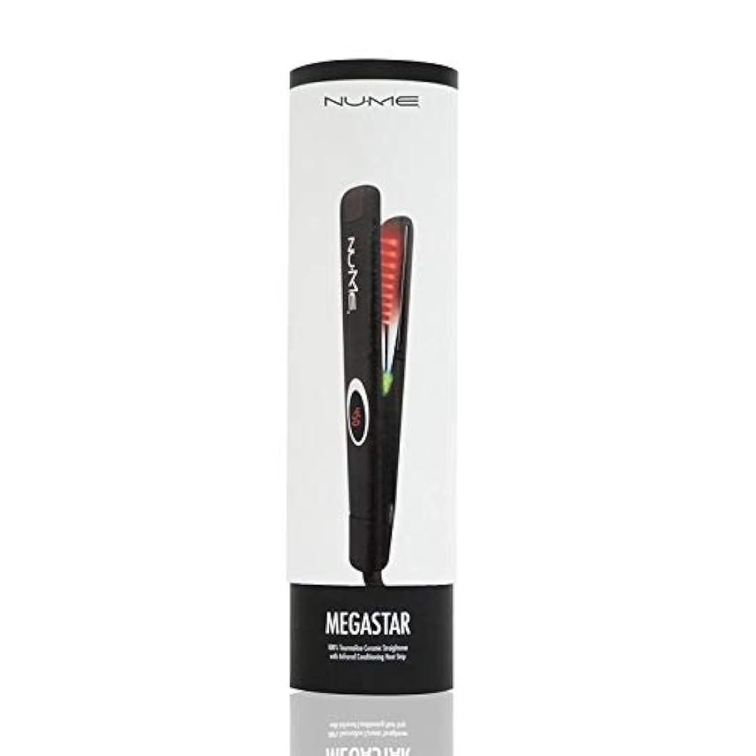 Plancha NuMe Megastar 100 % turmalina, platos de cerámica