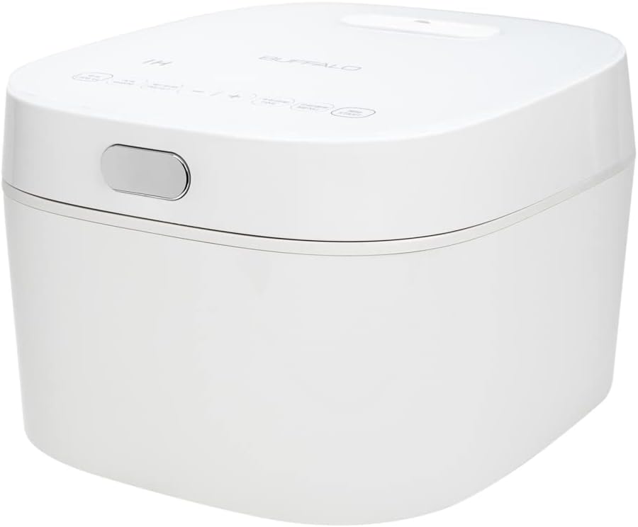 Olla arrocera Buffalo White IH, 1 L, 5 tazas, Inducción