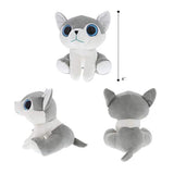 Oso de peluche con ojos grandes y brillantes, 6 pulgadas