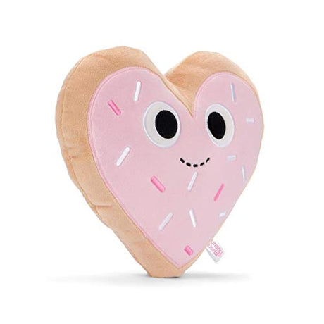 Peluche de galleta con corazón marrón-rosa, 11.1in, Kidrobot