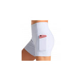 Shorts cortos de yoga de cintura alta para mujer talla XL
