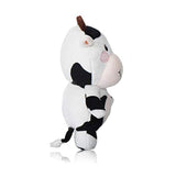 Muñecas de peluche con diseño de vaca sonriente, 10.0 in