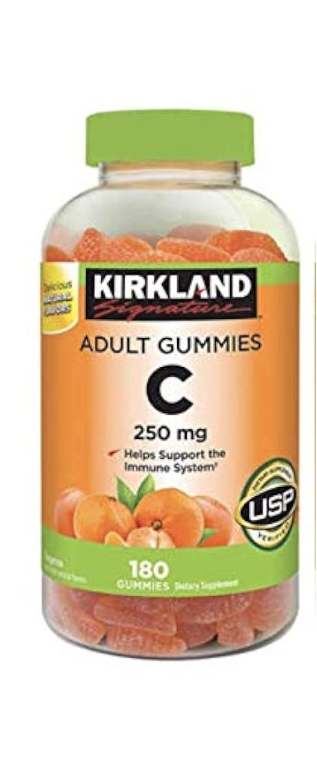 Kirkland Signature xqgzQB Vitamina C 250 mg., 180 gomitas para adultos