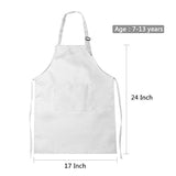Delantales de Cocina  8 piezas delantal infantil ajustable