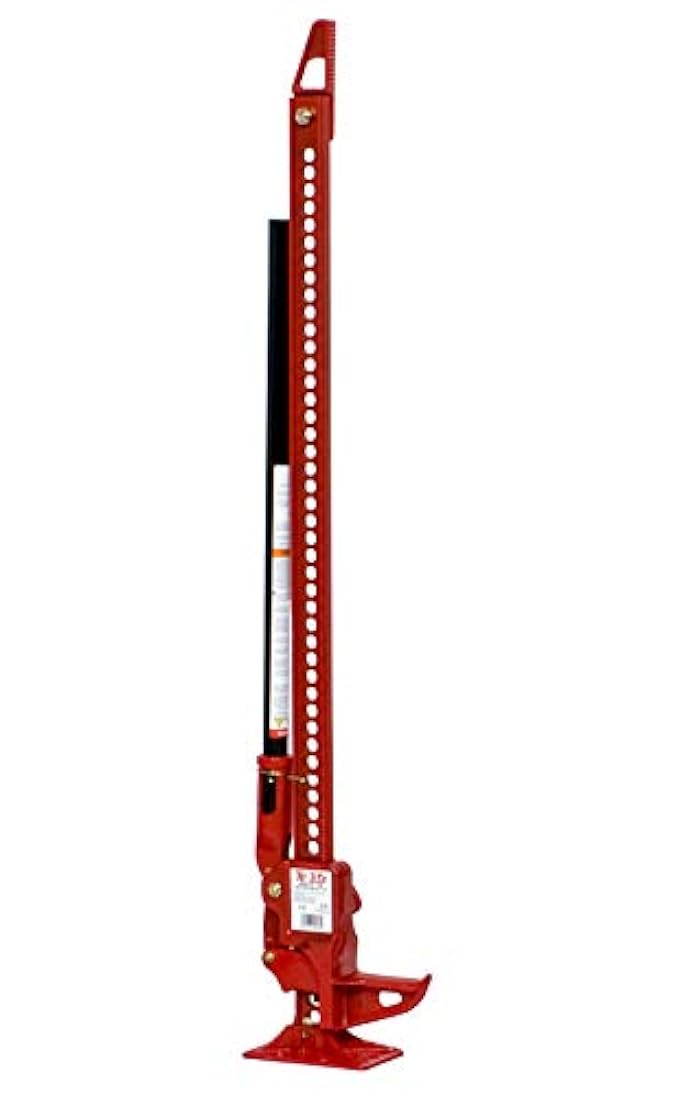 Gato elevador Hi-Lift de pieza fundida, color rojo., Rojo